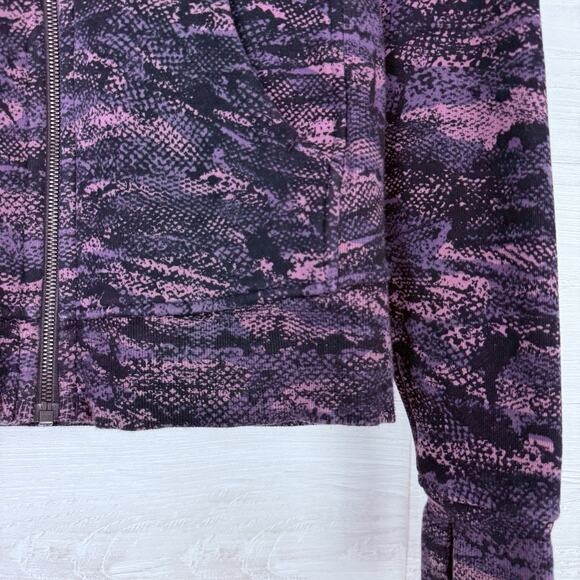 Lululemon Scuba Hoodie IV Size 6 Rip Wave Purple Full Zip Athleisure Fleece - Picture 6 of 16
